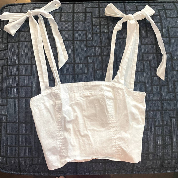 Cara Cara Smocked Helena Top White - Picture 3 of 8